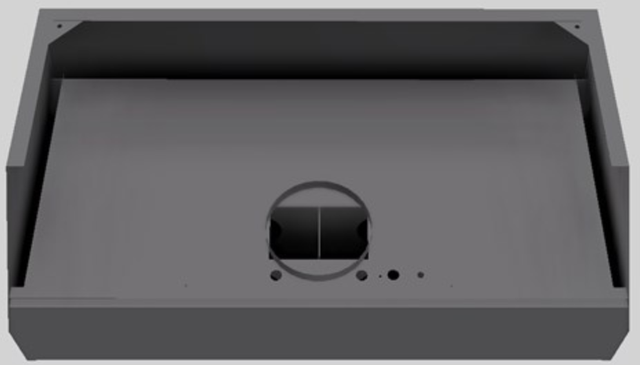Vent-A-Hood® Designer Series 48" Gunsmoke Wall Mounted Range Hood-1