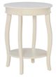 Powell® Rainbow Off-White Round Side Table-0
