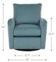 La-Z-Boy® Alma Cloud Swivel Gliding Chair-5