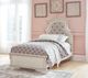 Signature Design by Ashley® Realyn Chipped White Twin Panel Headboard-5