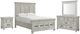 Elements International McCoy 4-Piece Antique White Queen Storage Bedroom Set-0