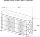 Coaster® Sonya Upholstered Ivory Bedroom Dresser-1