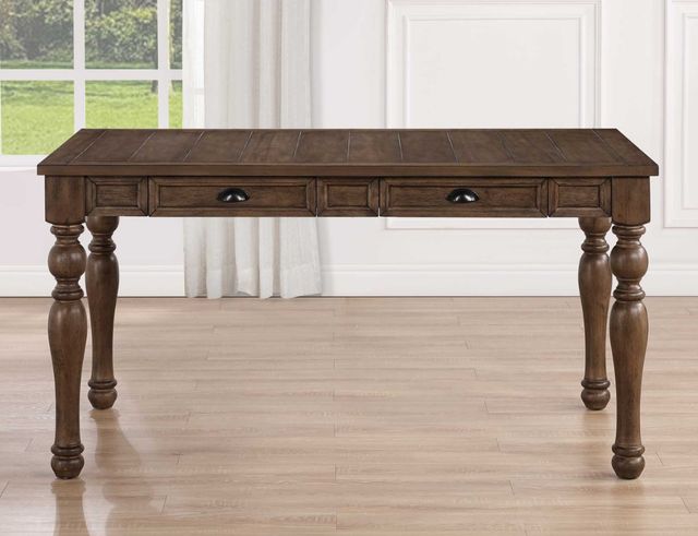 Steve Silver Co. Joanna 5-Piece Brown/Caramel Dining Table Set-0