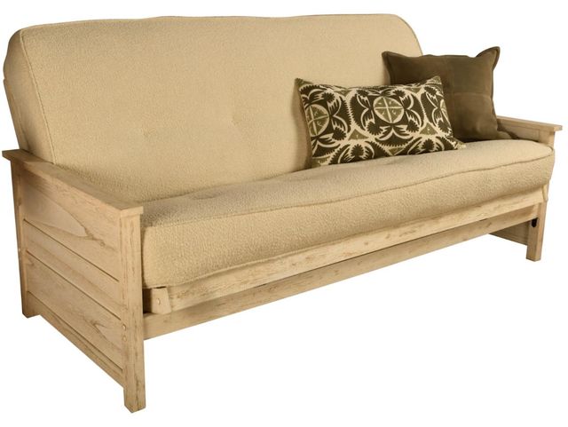 Kodiak Furniture Lexington Canton Cream/Weathered White Full Futon with Mattress-0