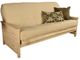 Kodiak Furniture Lexington Canton Cream/Weathered White Full Futon with Mattress-0