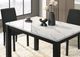 Crown Mark Resia Concrete Top Dining Table with Black Base-3