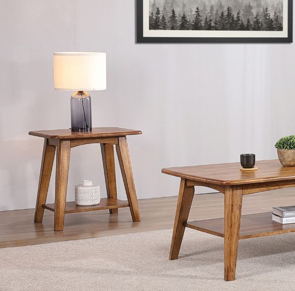 Winners Only® Portland Medium Brown End Table-2