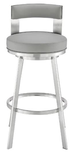 Armen Living Lynof Swivel Bar Stool - Thumbnail 4