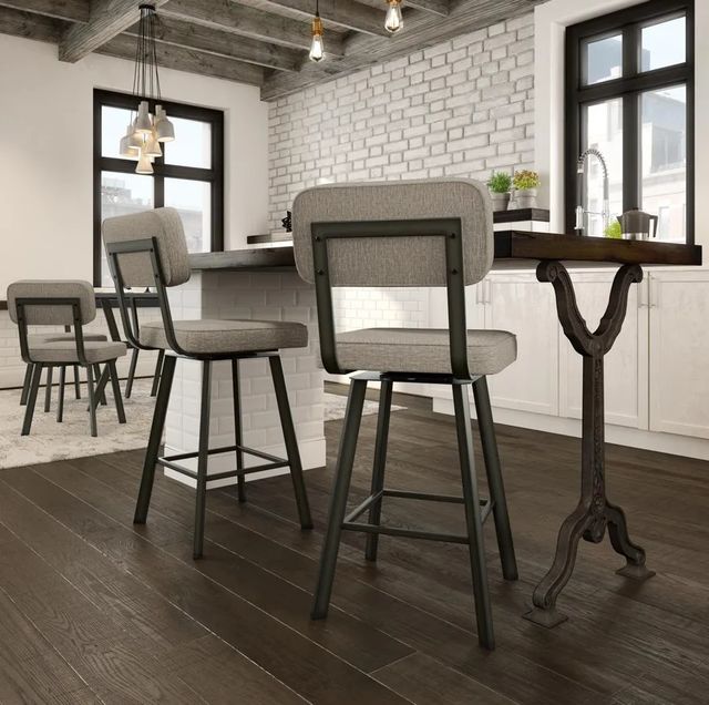 Amisco Customizable Brixton Swivel Counter Stool-2