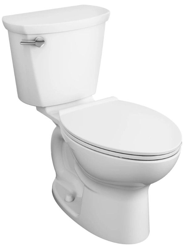 American Standard Cadet® PRO White Two-Piece Chair Height Elongated Toilet Less Seat 1.28 gpf/4.8 Lpf-0