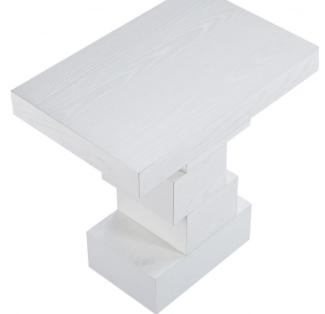 Meridian Furniture Westmount White End Table-2