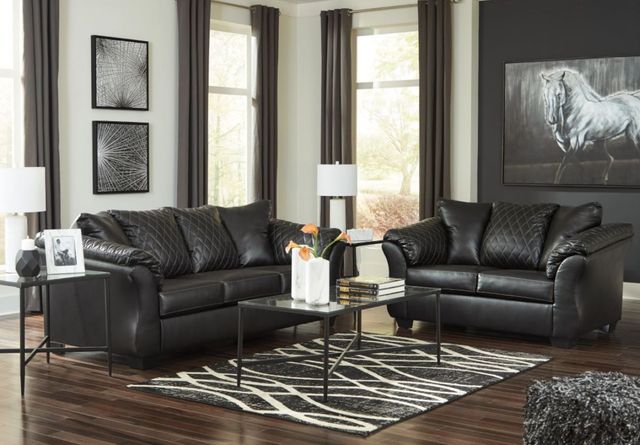 Signature Design by Ashley® Betrillo Black Sofa-4