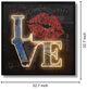 Classy Living Luminous Love Neon Art with Red Lips Wall Art-2
