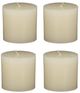 A & B Home 4-Piece White Candle Set-1