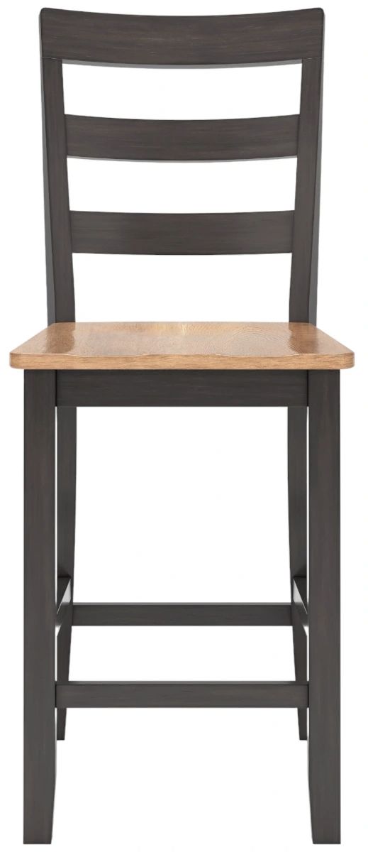 Signature Design by Ashley® Gesthaven Dark Brown/Natural Counter Stool-1