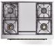 Ilve® Nostalgie II Series 36" Blue Grey Pro Style Dual Fuel Range-2