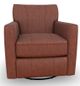 Best® Home Caroly Swivel Glider Leather Chair - Huskey-1