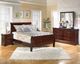 Signature Design by Ashley® Alisdair - Dark Brown Full Sleigh Headboard/Footboard-2