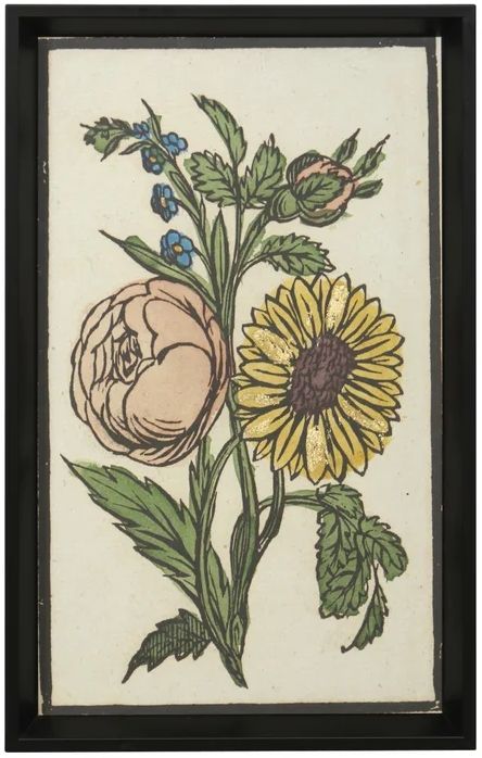 Stylecraft Vintage Floral I Wall Art-0