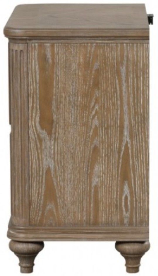 Furniture of America® Lyris Rustic Oak Nightstand-3