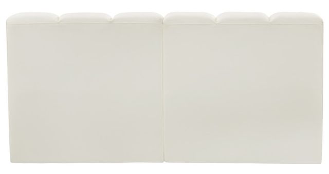 Meridian Furniture Arc 2-Piece Cream Small Spaced Sectional-3