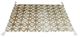 A & B Home Gold/White Table Cover-0