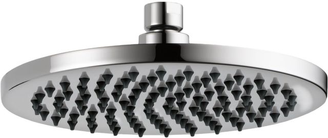 Brizo Essential™ Polished Chrome 8" Linear Round Single-Function Raincan Shower Head-0