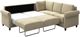 Luonto® Furniture Hugo 2-Piece Atlantic 03/Wenge King Sleeper Sectional-0