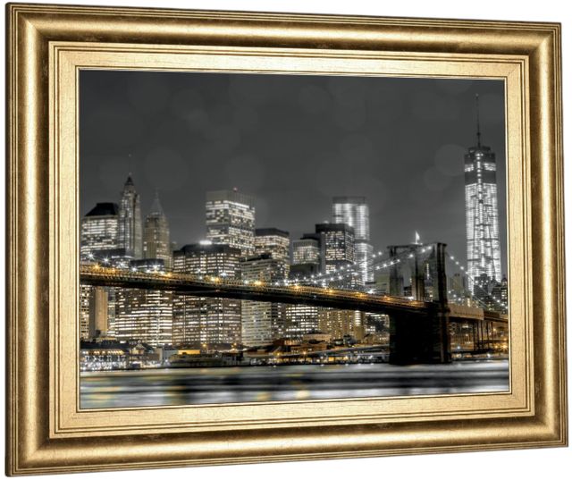 Classy Living Frank, A New York Lights Wall Art-3