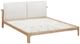 Modus Furniture Furano Ginger/Natural Eastern King Upholstered Platform Bed with Two Cushion-2
