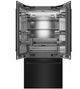 ZLINE 36 in. 19.6 Cu. Ft. Black Stainless Steel Built In Bottom Freezer Refrigerator-1