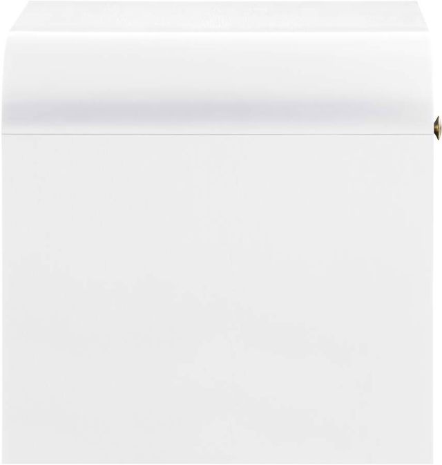 Meridian Furniture Artisto White End Table-3
