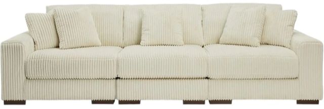 Signature Design by Ashley® Lindyn 3-Piece Ivory Sectional Sofa-0