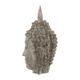 A & B Home 2-Piece Nickel Buddha Head Sculpture Set-2