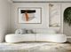 VIG Furniture Divani Casa Frontier White Curved Sectional Sofa with Pillows-4