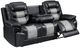 New Classic® Home Furnishings Nikko Black/Gray Power Reclining Sofa-3