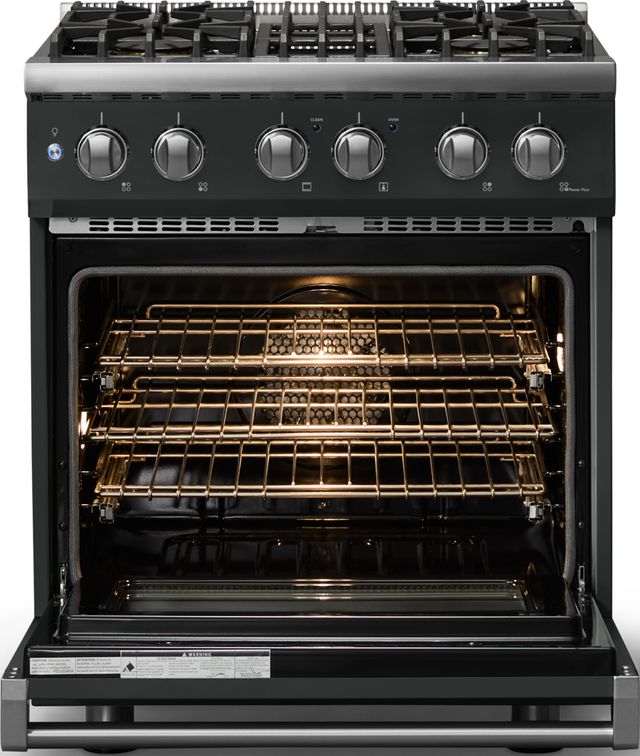 Viking® 5 Series 30" Antique Bronze Pro Style Dual Fuel (NG) Range with Polished Chrome Trim-1