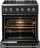 Viking® 5 Series 30" Antique Bronze Pro Style Dual Fuel (NG) Range with Polished Chrome Trim-1
