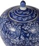 A & B Home Blue/White Ginger Jar-2