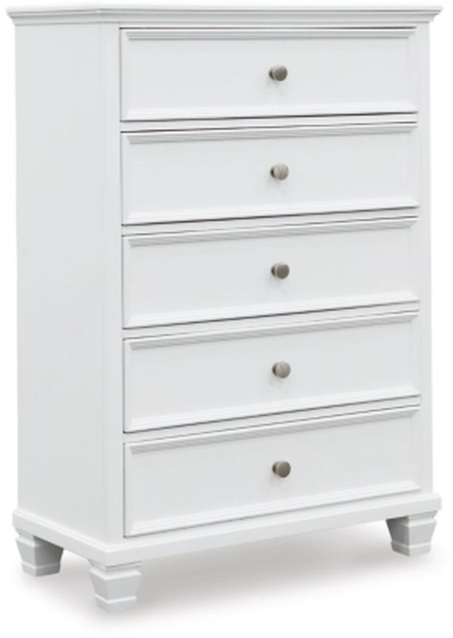 Signature Design by Ashley® Fortman White Chest of Drawers-0