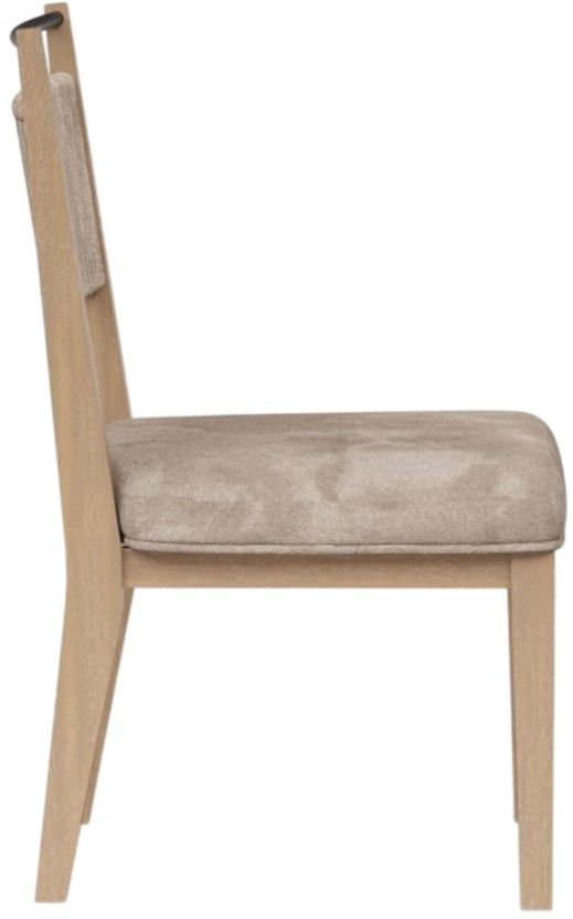 Bernards Trilogy Camel/Toffee Rope Back Side Chair-2