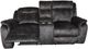 New Classic® Home Furnishings Park City Slate Loveseat with Dual Recliner-3