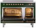 Ilve® Nostalgie II Series 48" Emerald Green Pro Style Induction Range-2