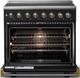 Viking® 5 Series 36" Onyx Pro Style Induction Range with Brushed Brass Trim-1