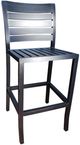 CabanaCoast® Customizable Mission Cast Aluminum Outdoor Balcony Stool-0