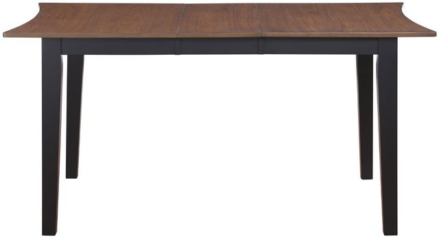 Steve Silver Co. Joplin 5-Piece Walnut Dining Set with Ebony Base-2