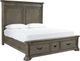 aspenhome® Hamilton Briarsmoke Queen Panel Storage Bed-0