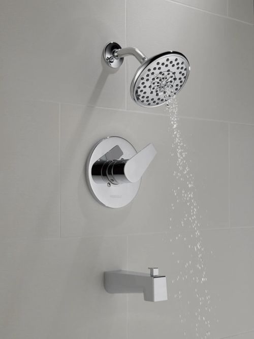 Peerless Xander® Chrome MultiChoice Tub Shower-1