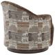 Best® Home Furnishings Customizable Field & Stream Home April Multi-Fabric Swivel Glider Chair with Dark Walnut Base-4