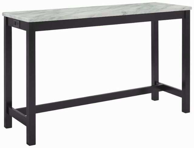 New Classic® Home Furnishings Celeste 4-Piece Black Theater Bar Dining Set-2